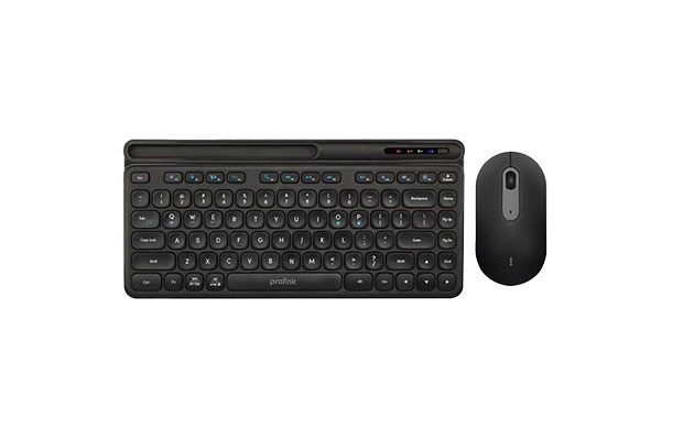 Prolink GMK-5007M BLK Keyboard + Mouse Multi-device Mini combo (Wireless +BT) Up to 3 Devices - 1