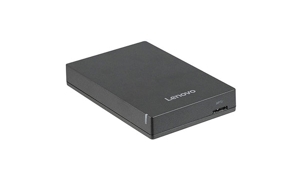 External Lenovo 1TB F309 UHD USB 3.0 Portable HDD Grey (GXB0H43289) - 2