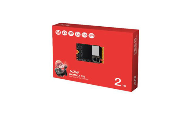 XPG SSD M.2 GAMMIX S55 2TB PCIe Gen4 x4 M.2 2230 Solid State Drive, - 1