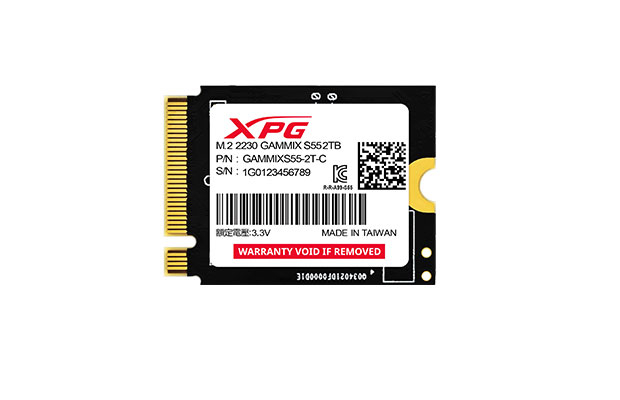 XPG SSD M.2 GAMMIX S55 2TB PCIe Gen4 x4 M.2 2230 Solid State Drive, - 2