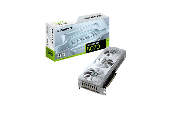 GIGABYTE GeForce RTX 5070 EAGLE OC ICE SFF 12G