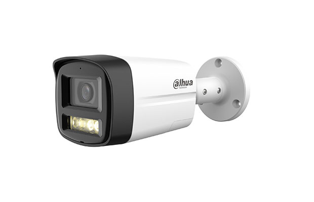 Dahua HAC-HFW1500TLM-IL-T 5MP Smart Dual Light HDCVI Two-way Talk Fixed-focal Bullet Camera - 1