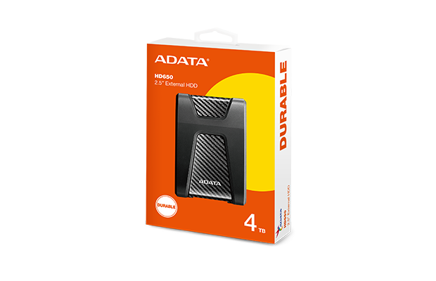 ADATA External Hard Drive HD650 4TB
