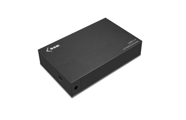 SSK HDD Box HEG3000 Hard Drive Enclosure (3.5" SATA HDD, USB3.0) - 1