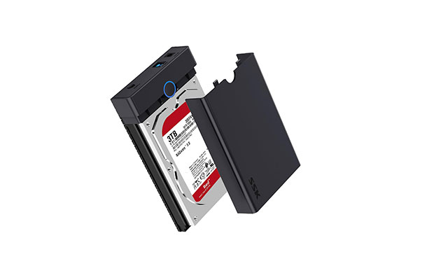 SSK HDD Box HEG3000 Hard Drive Enclosure (3.5" SATA HDD, USB3.0) - 2