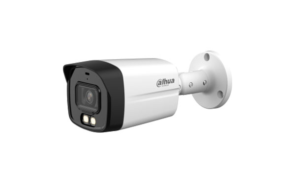 Dahua HAC-HFW1200TLMP-IL-T 2MP Smart Dual Light HDCVI Two-way Talk Fixed-focal Bullet Camera - 1