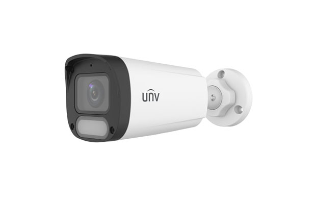 Uniview IPC2312LE-ADF40K-WP-L 2MP OwlView Wise-ISP Fixed WarmLight Bullet NetworkCamera - 1