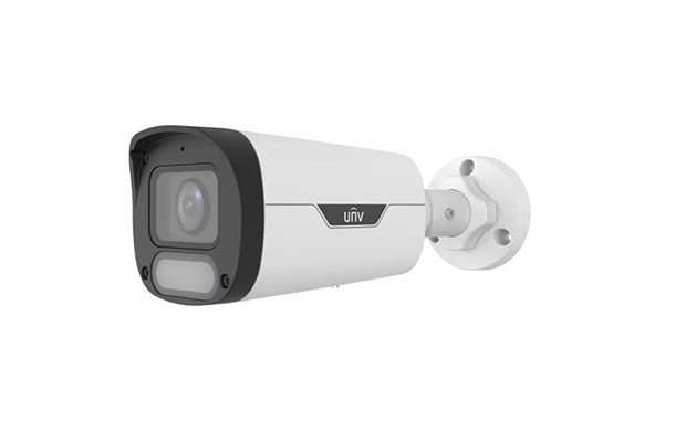 UNV IPC2318LE-ADF40KM-WP 8MP ColorHunter Wise-ISP Warm Light Bullet Network Camera - 1