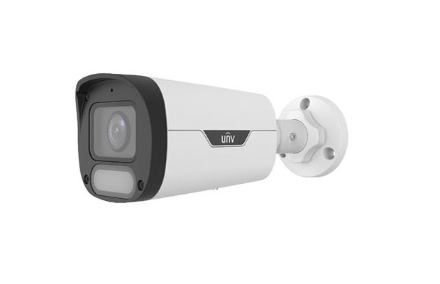 UNV IPC2318LE-ADF28KM-WP 8MP ColorHunter Wise-ISP Warm Light Bullet Network Camera - 1