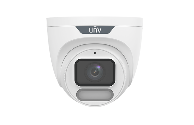 Uniview IPC3624LE-ADF40K-WP 4MP ColorHunter Wise-ISP Fixed Warm Light Turret Network Camera