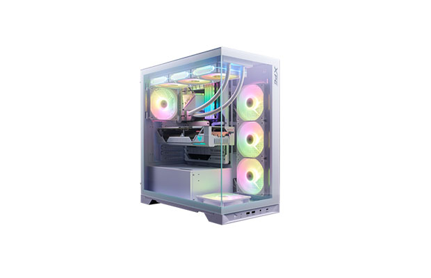 XPG Case INVADER X BTF Black/White (Include 5 ARGB Fan) - 2