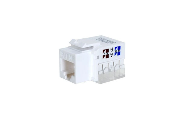 Linkbasic Cat5E UTP Key Jack 90 Degree (JKB06-UC5E) - 1