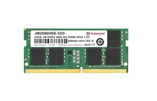 Ram 32GB JM DDR4 2666Mhz SO-DIMM Transcend (JM2666HSE-32G)