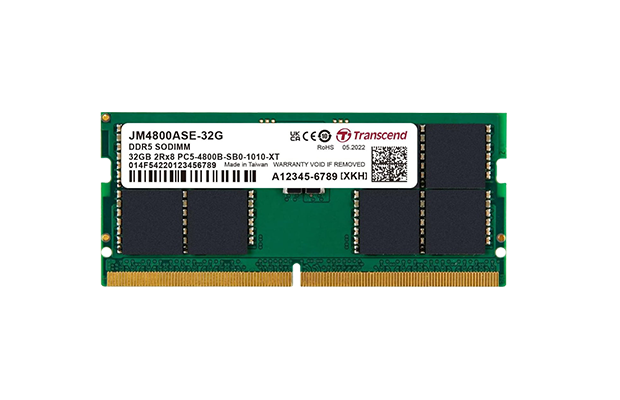 Ram 32GB JM DDR5 4800 SO-DIMM 1Rx8 Transcend (JM4800ASE-32G)