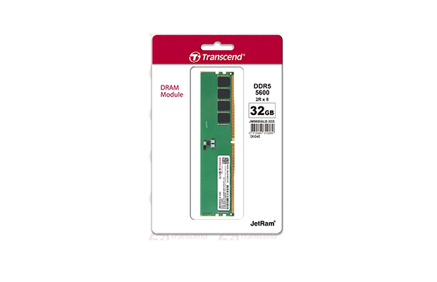 RAM 32GB JM DDR5 5600 U-DIMM Transcend 2Rx8 2Gx8 CL46 (JM5600ALE-32G)