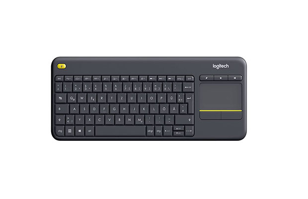 Logitech K400 Plus Wireless Touch Keyboard Black (920-007165) - 1