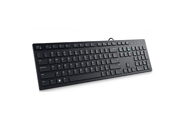 Keyboard English Dell Multimedia KB216 USB - Black (1yr) - 2