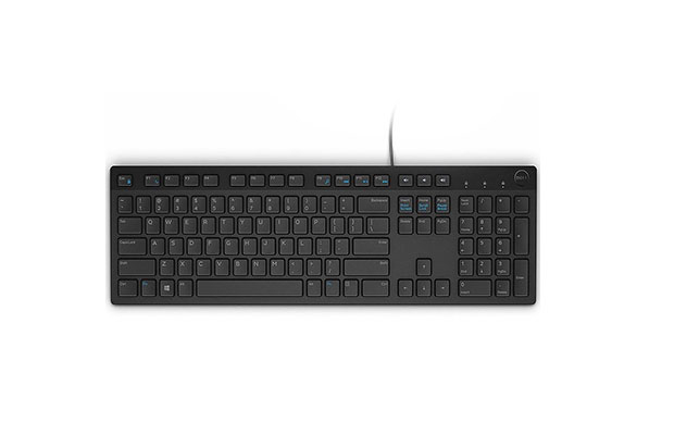 Keyboard English Dell Multimedia KB216 USB - Black (1yr) - 1