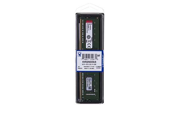 Kingston RAM 8GB 3200MT/s DDR4 Non-ECC​​ (KVR32N22S6/8)