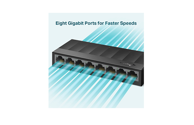 TP-LINK LS1008G 8-Port Gigabit Desktop Switch