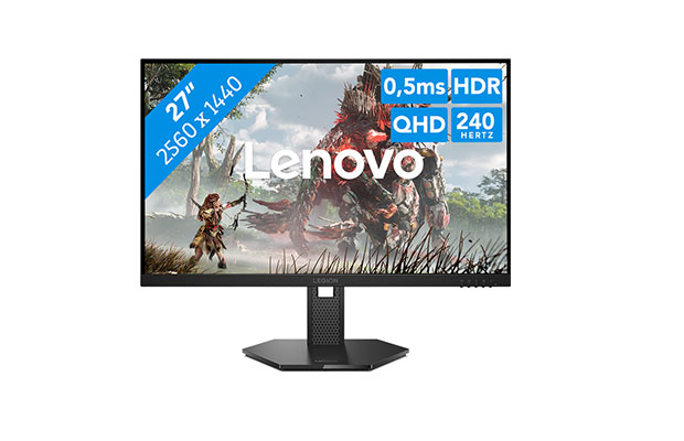 Lenovo 27” Legion 27Q-10 Monitor IPS WLED 2K (2560x1440 at 240Hz 2x HDMI/ DP) -3years - 1