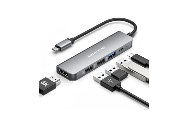Lemorele TC101 USB C 5-in-1 Multiport Adapter - 2