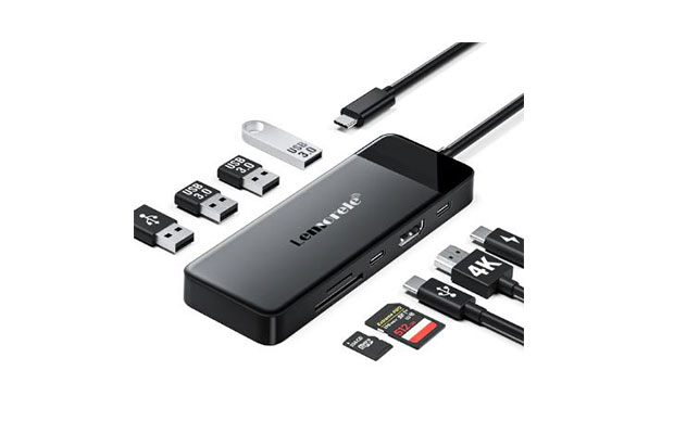 Lemorele TC92 USB C Hub 9-in-1 Multiport Adapter