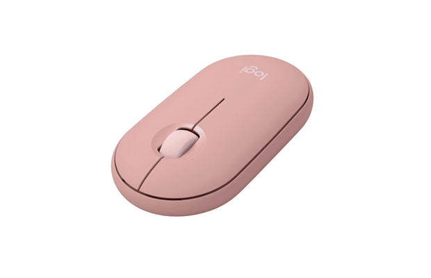 Logitech Pebble Mouse 2 M350s Modern Slim, Silent Bluetooth Mouse -Tonal Rose (910-006987) - 2