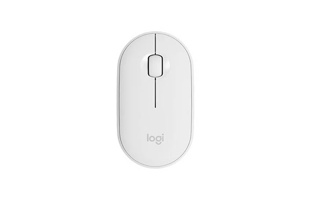 Logitech Pebble Mouse 2 M350s Modern Slim, Silent Bluetooth Mouse -Tonal White (910-006986) - 1