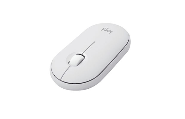 Logitech Pebble Mouse 2 M350s Modern Slim, Silent Bluetooth Mouse -Tonal White (910-006986) - 2