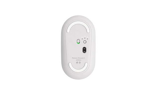 Logitech Pebble Mouse 2 M350s Modern Slim, Silent Bluetooth Mouse -Tonal White (910-006986) - 3