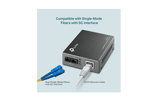 TP-LINK MC210CS Gigabit Single-Mode Media Converter