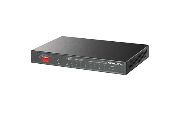 Mercusys MS110GMP 10-Port Gigabit Desktop Switch with 8-Port PoE+ - 2