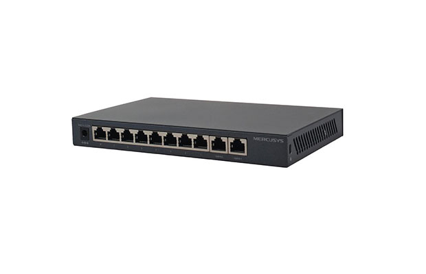 Mercusys MS110GMP 10-Port Gigabit Desktop Switch with 8-Port PoE+ - 3