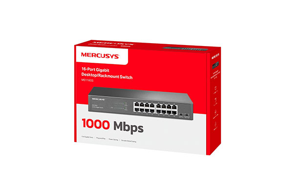 Mercusys MS116GS 16-Port Gigabit Desktop/Rackmount Switch - 3