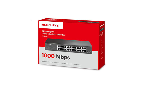 Mercusys MS124GS 24-Port Gigabit Desktop/Rackmount Switch - 2