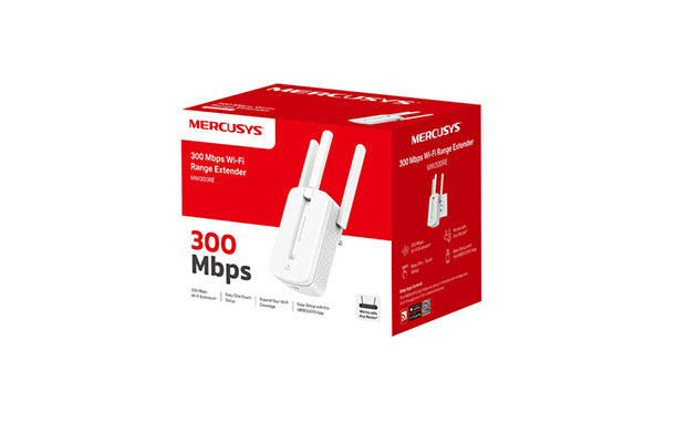 Mercusys MW300RE 300 Mbps Wi-Fi Range Extender - 4