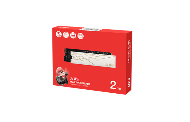 XPG SSD M.2 MARS 980 BLADE 2TB PCIe Gen5 x4 M.2 2280 Solid State Drive - 1