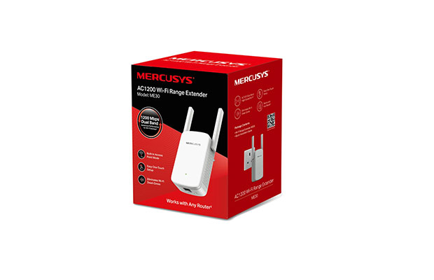 Mercusys ME30 AC1200 Wi-Fi Range Extender - 2