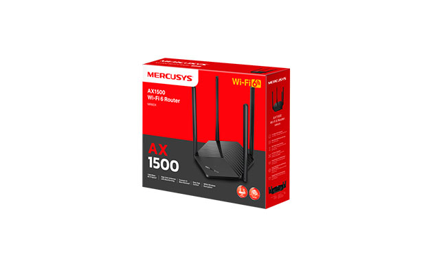 Mercusys MR60X​ AX1500 Dual-Band WiFi 6 Router - 4