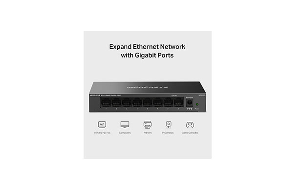 Mercusys MS108GS​ 8-Port Gigabit Desktop Switch (10/100/1000Mbps) - 2