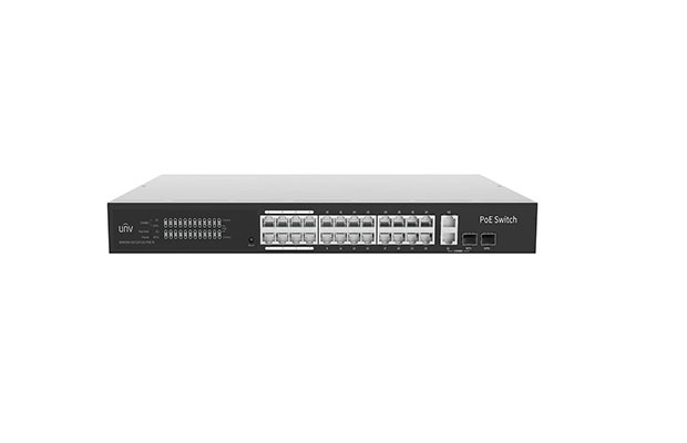UNV NSW3000-25GT1GP1GC-POE-IN 24Port Gigabit Cloud Management PoE Switch - 1