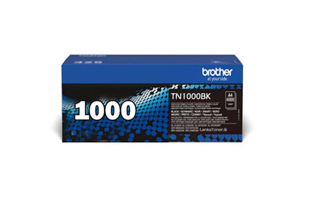 Brother TN-1000 Black Original Toner (1,000pages) for HL1210W/ DCPL1610W - 1