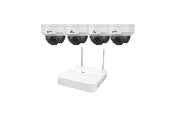 Uniview KIT-WD4CH IP WiFi Dome Camera Kit - 1