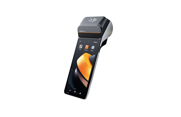 SUNMI V3H Smart Mobile Terminal (Octa-Core, 6.75" 4G+64GB RearCAM 8M) 58mm Label Printer (P06100015) - 1