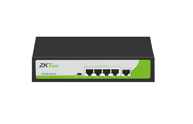 ZKTeco PE041-55-C 4-Port 10/100Mbps PoE Switch