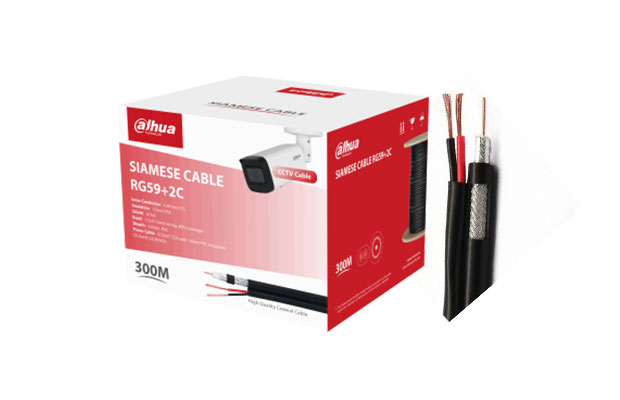 Dahua Coaxial Cable (Black) PFM941I-RG59N/20-300
