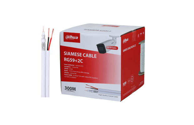 Dahua Coaxial Cable (White) PFM941I-RG59N/21-300