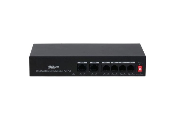 Dahua PFS3006-4ET-36 6-Port Fast Ethernet Switch with 4-Port PoE