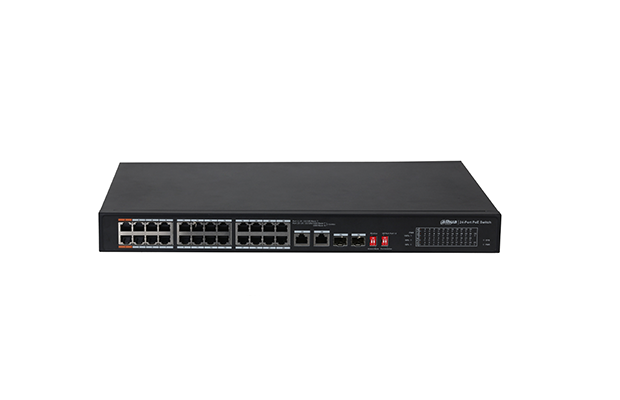 Dahua PFS3226-24ET-240 26-Port Fast Ethernet Switch with 24-Port PoE (240W)